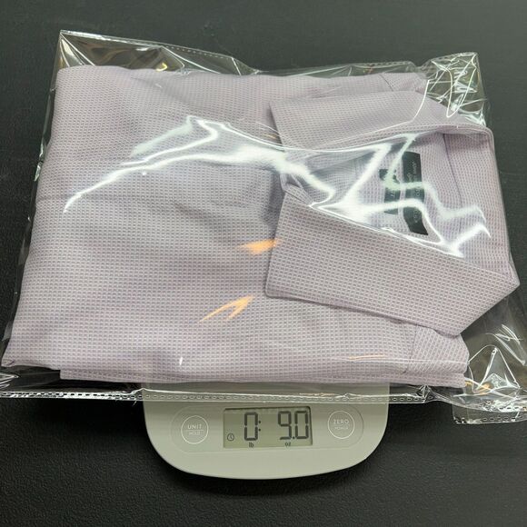 John Varvatos Slim Fit Button Front Lavender Classic Dress Shirt Mens Size 34/35 - Picture 11 of 11